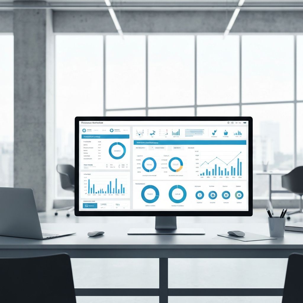 Business analytics dashboard